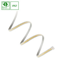 SPECTRUM - 1m LED pásik COB - 11W/m - 880lm/m - IP67 (matný silikón) - 15mm - 24V - Teplá biela / 2700°K  - (5m kotúč)
