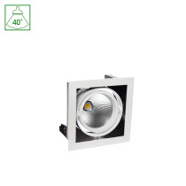 SPECTRUM - MODERN DAY DOWNLIGHT  27W zapustené svietidlo 40° IP20 188x188x180mm Teplá biela / 3000°K- Strieborno / Čierne