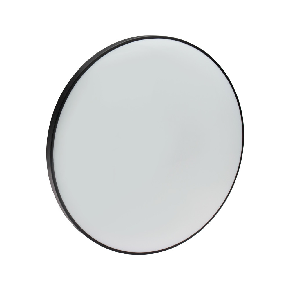 SPECTRUM - NYMPHEA RINGS 40W - plafónové svietidlo 115° IP54 Ø485x70mm Studená biela / 6000°K - Biely + Čierny / PIR senzor