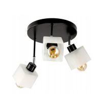 BERGE LED stropné okrúhle svietidlo 3xE27 CUSTOM WHITE