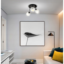 BERGE LED stropné okrúhle svietidlo 3xE27 CUSTOM WHITE