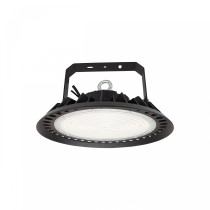 SPECTRUM - PLATEO 3 HIGH BAY 200W - priemyselné svietidlo 90° IP65 Ø347x160mm 230V Neutrálna biela / 4000°K - Čierne / DALI