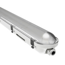 SPECTRUM - LIMEA GIGANT PRO 600 - 12W/21W hermetické svietidlo IK10 IP66 600x80x68mm Neutrálna biela / 4000°K - Sivé
