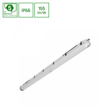 SPECTRUM - LIMEA GIGANT PRO 1500 - 40W/54W/68W/85W hermetické svietidlo IK10 IP66 1500x80x68 Neutrálna biela / 4000°K - Sivé