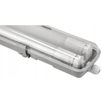 BERGE Hermetické svietidlo 120cm + 2x LED trubica neutrálna biela