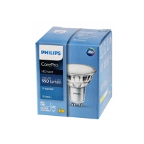 LED žiarovka Philips GU10 - 4,9 W - 550 Lm - studená biela - CorePro Premium