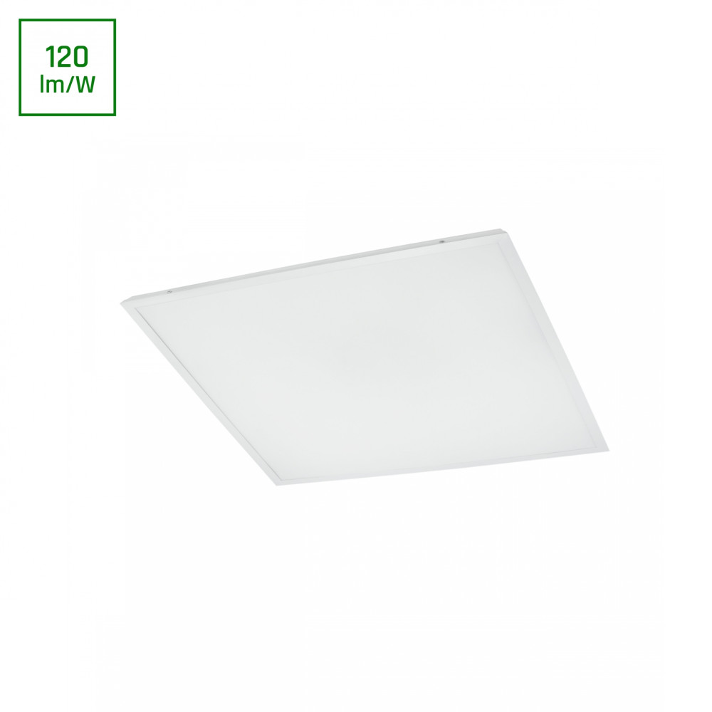 SPECTRUM - ALGINE LENS LED panel 40W 120° IP20 600x600x28 230V Neutrálna biela / 4000°K - Biely rám