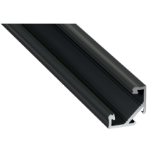 Led-Labs LED profil LUMINES typ C čierny elox 1m