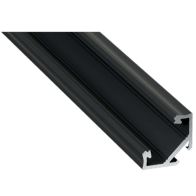 Led-Labs LED profil LUMINES typ C čierny elox 1m