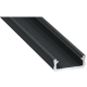 Led-Labs LED profil LUMINES typ D čierny elox 1m