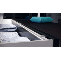 Led-Labs LED profil LUMINES typ C čierny elox 1m