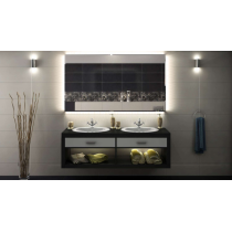 Led-Labs LED profil LUMINES typ D čierny elox 1m