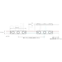 epiLED – LED modul Stelar – 0.72W – IP67 – 12V DC – Studená biela (CW) / 10000°K