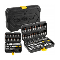 CROWNMAN Box na náradie pre nástrčné kľúče, 46 kusov