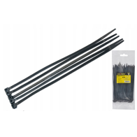 CROWNMAN Nylonová sťahovacia páska 7,6x400mm čierna - 100ks