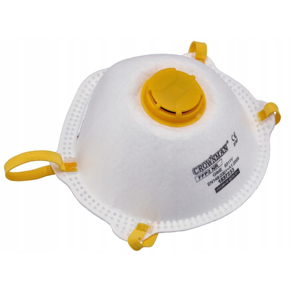 CROWNMAN Ochranná protiprachová maska FFP2 s ventilom