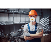 CROWNMAN Ochranná protiprachová maska FFP2 s ventilom