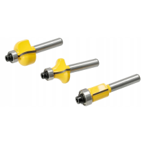 CROWNMAN Súprava 6 ks rovných rezákov na drevo 6,3 mm