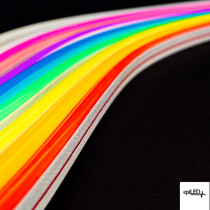 epiLED – 5m NEON FLEX - BASIC 6x12 – 10W/m – deliť po 1cm – IP40 – 12V DC – Denná biela (WH) / 6500°K