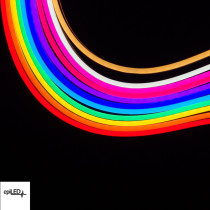 epiLED – 5m NEON FLEX - BASIC 6x12 – 10W/m – deliť po 1cm – IP40 – 12V DC – Oranžová farba svetla