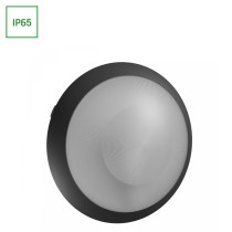 SPECTRUM - NYMPHEA OMNI - plafónové svietidlo IP65 Ø300x90mm 230V E27 - Senzor pohybu - Čierne