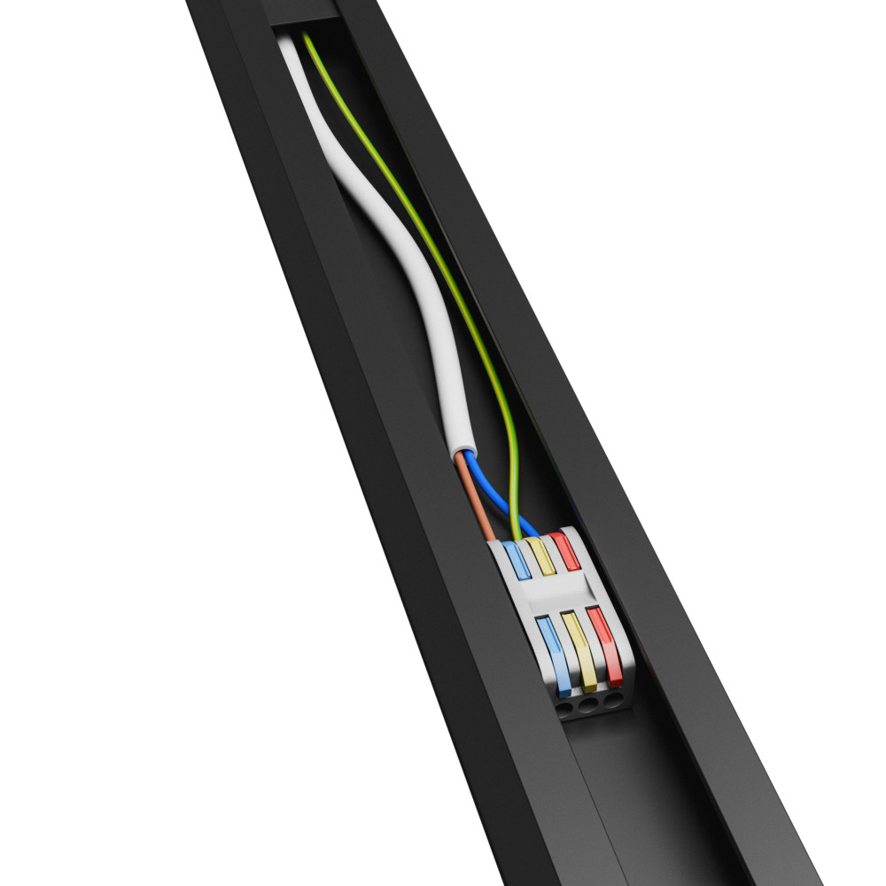 SPECTRUM - ALLDAY BASIC magnetické 3-fázové svietidlo 50W IP20 1503x42x37MM 230V 3CCT - Čierne / záruka 5 rokov