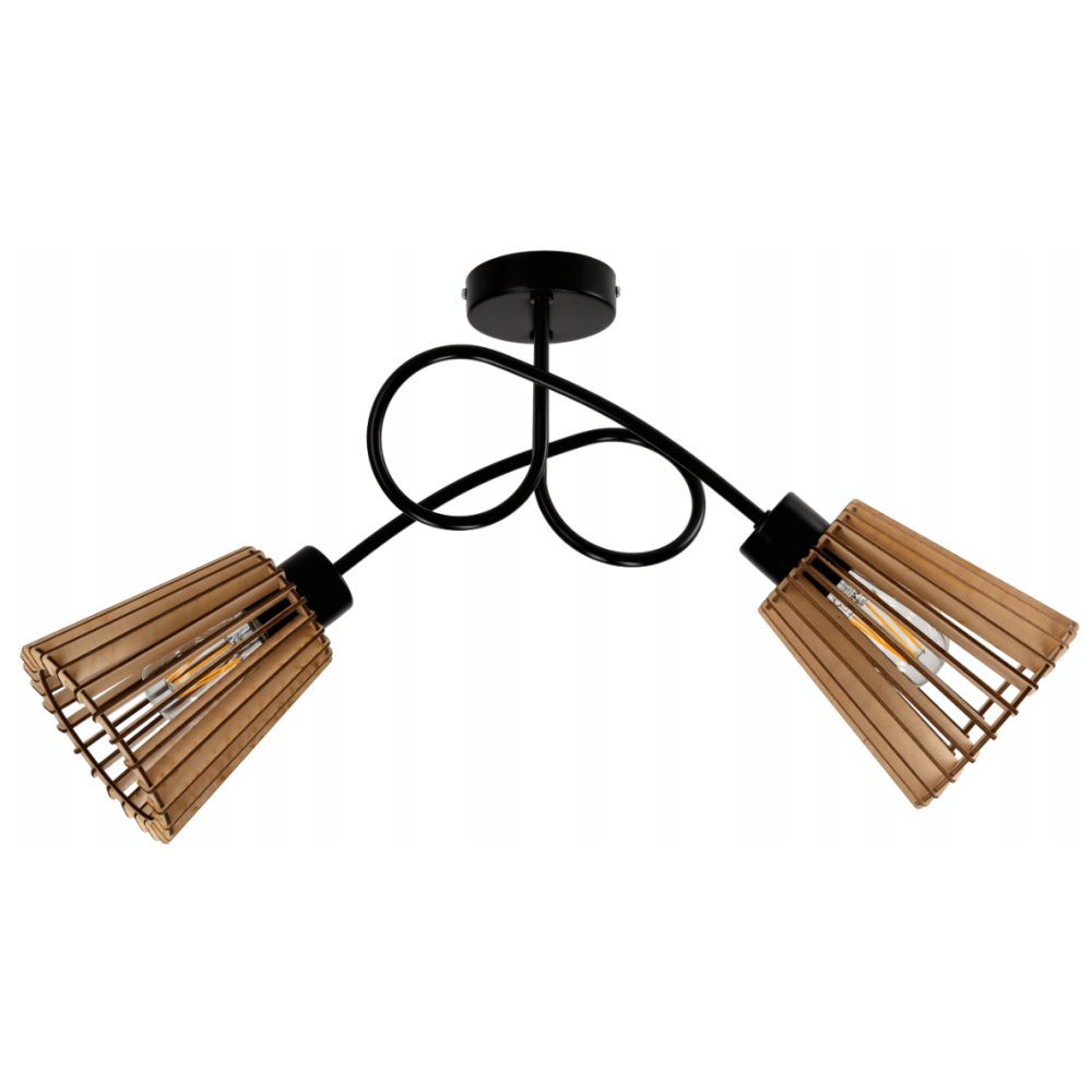 BERGE LED nástenné svietidlo LOFT - 2xE27 - LUCA04