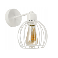 BERGE LED nástenné svietidlo - 1xE27 DRUCIAN WHITE