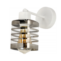 BERGE LED nástenné svietidlo 1xE27 GLASS SHIELD stripes