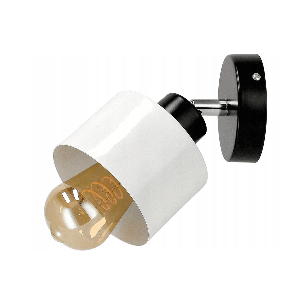 BERGE LED nástenné svietidlo 1xE27 KÚBIK WHITE