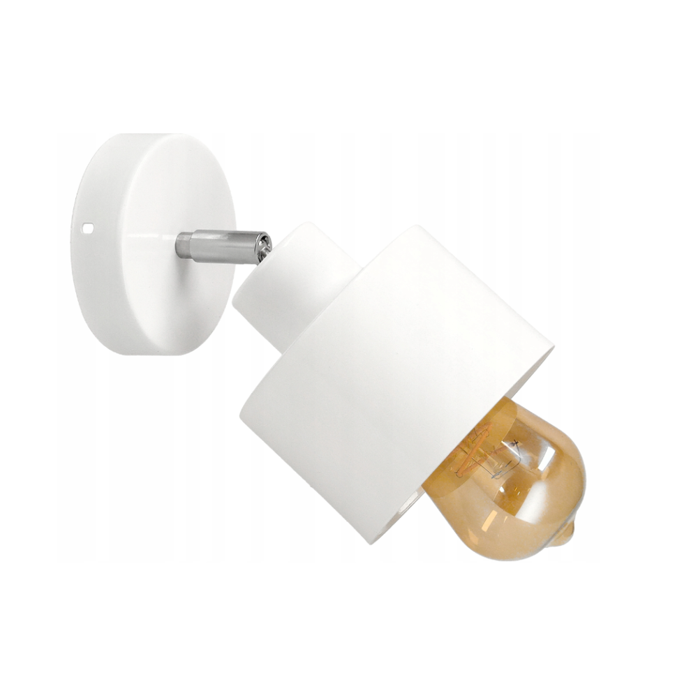 BERGE LED nástenné svietidlo 1xE27 KÚBIK WHITE