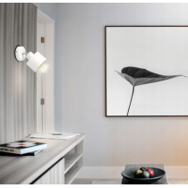 BERGE LED nástenné svietidlo 1xE27 KÚBIK WHITE