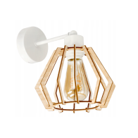 BERGE LED nástenné svietidlo 1xE27 WOOD BRILLIANT