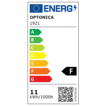 OPTONICA - LED žiarovka - 11W - 1055lm - 270° - 230V - Studená biela / 6000°K - A60 / B22
