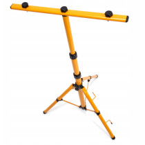 ecoLIGHT - Prenosný statív / stojan pre 2x LED reflektory - max 160 cm - Žltý