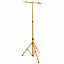 ecoLIGHT - Prenosný statív / stojan pre 2x LED reflektory - max 160 cm - Žltý
