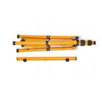 ecoLIGHT - Prenosný statív / stojan pre 2x LED reflektory - max 160 cm - Žltý