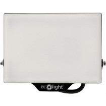 ecoLIGHT - LED reflektor MILKY 2v1 - 50W - 4500lm - 120° - 230V - IP65 - Studená Biela / 6500°K