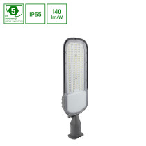 SPECTRUM - STREETOS 2 LED 100W pouličné svietidlo IP65 555x172x114mm 230V Neutrálna biela / 4000°K - Sivé / Záruka 5 rokov