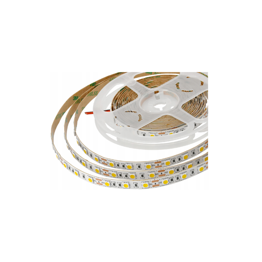 BERGE LED pásik - SMD 2835 600 - 50 m - 9,6 W/m - IP20 - neutrálna biela