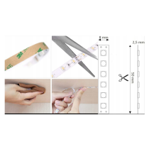 ECOLIGHT LED pásik - SMD 2835 600 - 50 m - 9,6 W/m - IP20 - neutrálna biela