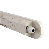 SPECTRUM - LIMEA CONNECT 600 - 25W hermetické svietidlo IK08 IP65 600x64x60mm 230V Neutrálna biela / 4000°K - Sivé