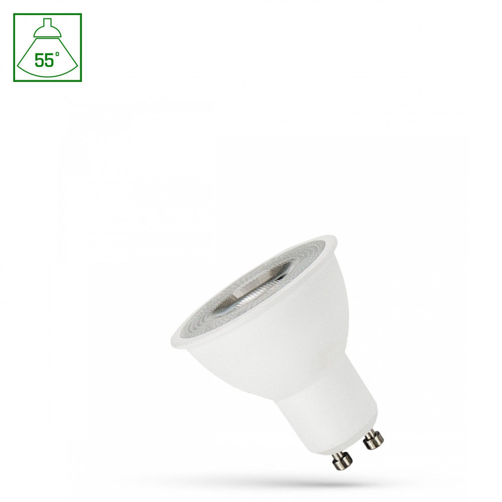 SPECTRUM - Žiarovka- 4W - SMD - 350lm - 55° s optikou - 230V - Studená biela / 6000°K - GU10