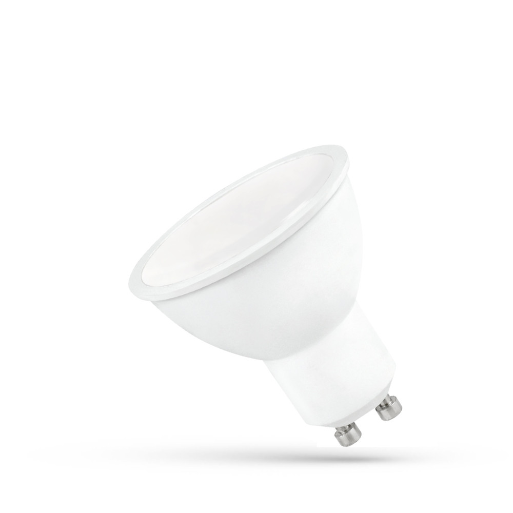 SPECTRUM - ŽiarovkaMILKY - 6W - SMD - 500lm - 120° - 230V - Teplá biela / 3000°K - GU10