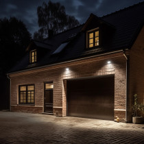 SPECTRUM - NOCTIS LUX 4 - 10W reflektor IP65 230V Neutrálna biela / 4000°K - Čierny