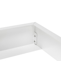 SPECTRUM - montážny rámček na povrch pre LED panel - ALGINE LINE/PREMIUM 600x600x50mm - Biely