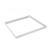 SPECTRUM - montážny rámček na povrch pre LED panel - ALGINE 625x625x43mm - Biely