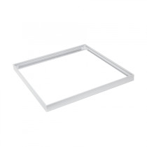 SPECTRUM - montážny rámček na povrch pre LED panel - ALGINE 600x600x43mm - Biely