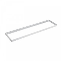 SPECTRUM - montážny rámček na povrch pre LED panel - ALGINE 300x1200x43mm - Biely