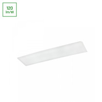 SPECTRUM - ALGINE BACKLIGHT LED panel 40W 120° IP20 300x1200x25MM 230V Studená biela / 6000°K - Biely rám